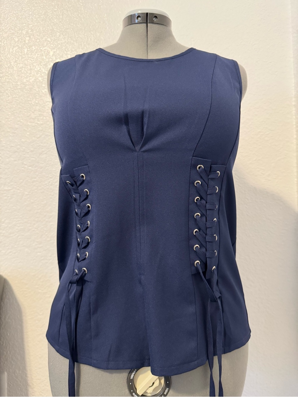 Hola Lace Up Top Size M
